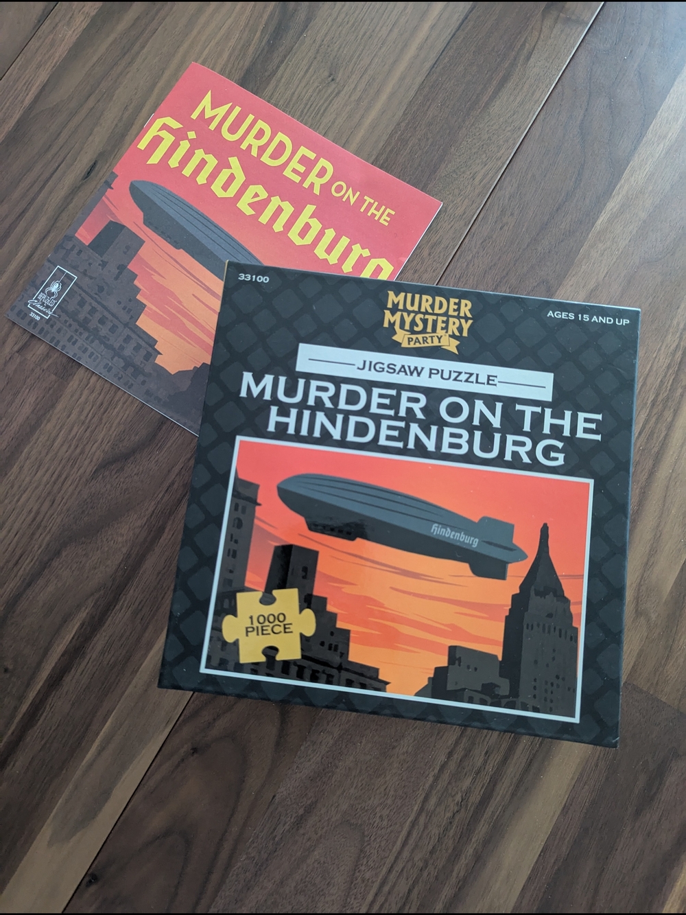 Murder on the Hindenburg Jigsaw Puzzle - Murder Mystery Party 1000 Piece Puzzle
